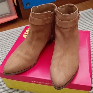 Faux Suede Booties